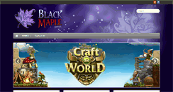 Desktop Screenshot of blackmaplegames.com